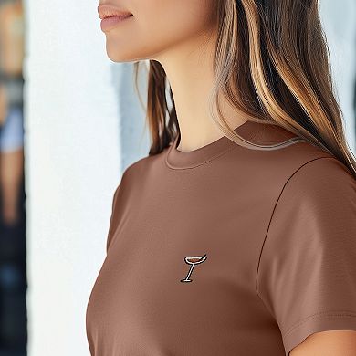 Dalix Womens Espresso Martini Jersey Relaxed Tee