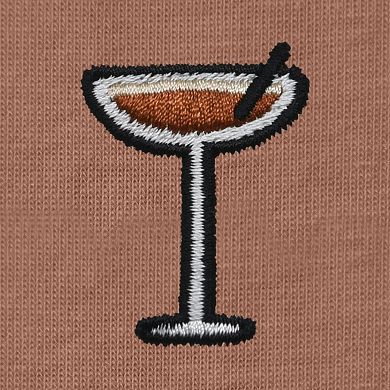 Dalix Womens Espresso Martini Jersey Relaxed Tee