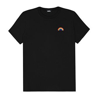 Dalix Womens Rainbow Jersey Relaxed Tee