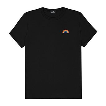Dalix Womens Rainbow Jersey Relaxed Tee