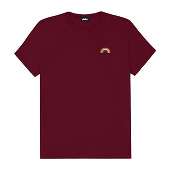 Dalix Womens Rainbow Jersey Relaxed Tee