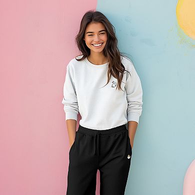 Dalix Womens Cappuccino Midweight Fleece Relaxed Sweatpant