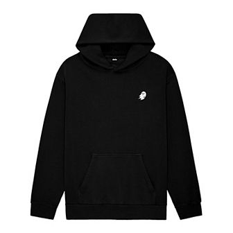 Dalix Mens Ghost Midweight Fleece Relaxed Hooded Sweatshirt