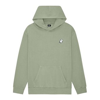 Dalix Mens Ghost Midweight Fleece Relaxed Hooded Sweatshirt