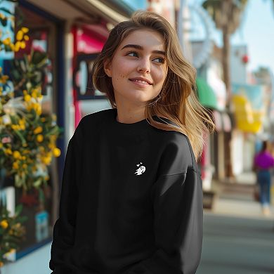 Dalix Heartly Ghost Heavyweight Relaxed Sweatshirt