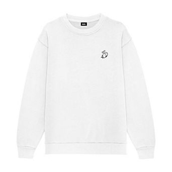 Dalix Heartly Ghost Heavyweight Relaxed Sweatshirt