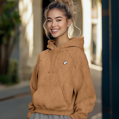 Dalix Heartly Ghost Mineral Washed Hoodie
