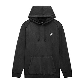 Dalix Heartly Ghost Mineral Washed Hoodie