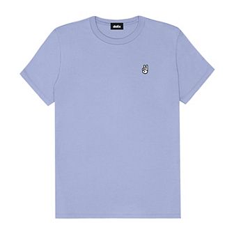 Dalix Womens Peace Sign Jersey Relaxed Tee