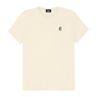 Dalix Womens Peace Sign Jersey Relaxed Tee
