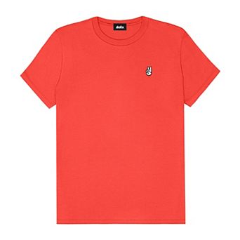 Dalix Womens Peace Sign Jersey Relaxed Tee
