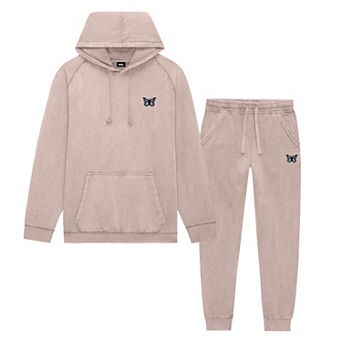 Dalix Butterfly Washed Sweatsuit