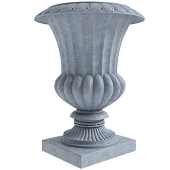 Leisuremod Lotus Series Poly Stone Planter