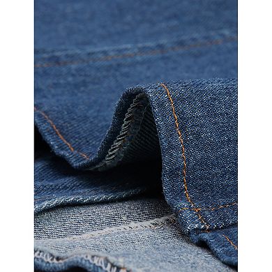 2 Packs Women's Casual V Neck Sleeveless Button Down Washed Denim Vest Jacket