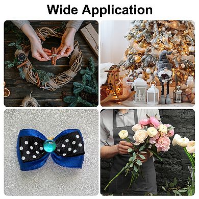 Polka Dot Craft Grosgrain Ribbon, 1 Inch x 48 Yard