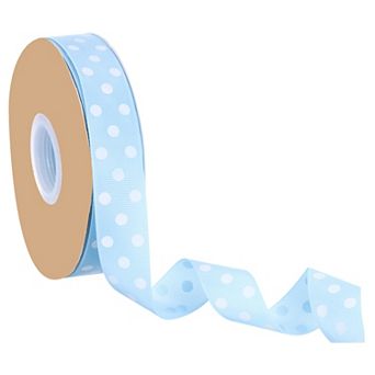 Polka Dot Craft Grosgrain Ribbon, 1 Inch x 48 Yard