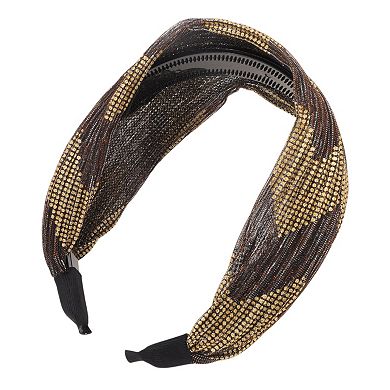 Fashion Sequins Wave Wide Headbands for Women 1 Pc