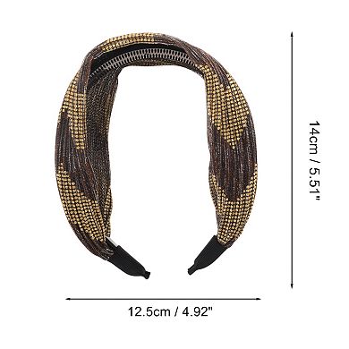 Fashion Sequins Wave Wide Headbands for Women 1 Pc