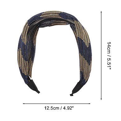 Fashion Sequins Wave Wide Headbands for Women 1 Pc
