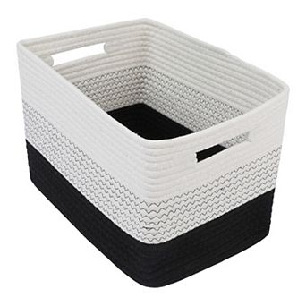 1 Pack Storage Basket, Self-supporting Closet Storage Bin with Handles, for Clothes, 15*9.8*9.1in