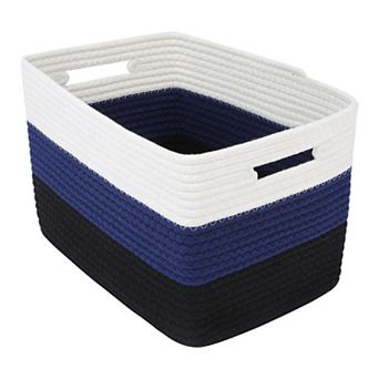 1 Pack Storage Basket, Self-supporting Closet Storage Bin with Handles, for Clothes, 15*9.8*9.1in