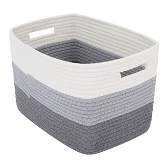 1 Pack Storage Basket, Self-supporting Closet Storage Bin with Handles, for Clothes, 15*9.8*9.1in
