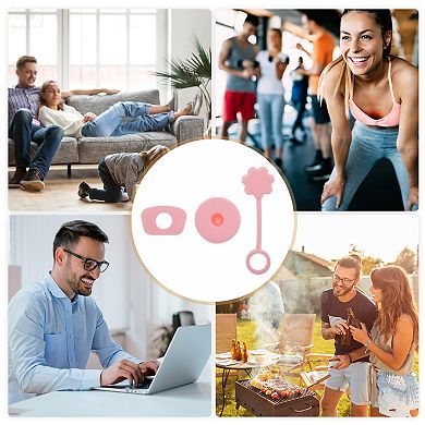 3 Pcs Durable Anti-overflow Straw Cover Cap