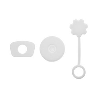 3 pc Durable Anti-overflow Straw Cover Cap