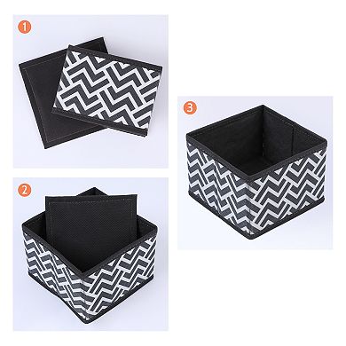 1 Pack Fabric Storage Bins, Collapsible Closet Organizers for Shelves, Perfect for Storing Clothes
