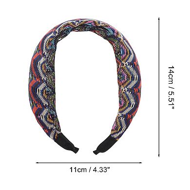 Fashion Colorful Wave Wide Headbands for Women 1 Pc