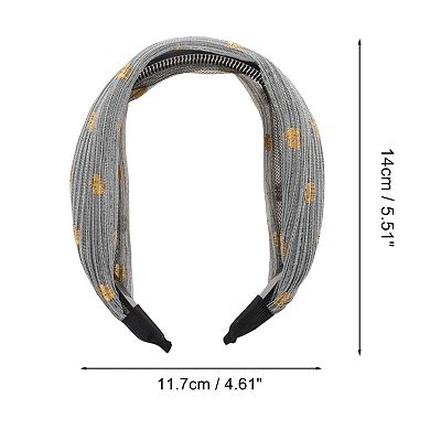 Fashion Polka Dot Mesh Wide Headbands for Women 1 Pc