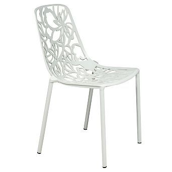 LeisureMod Modern Devon Aluminum Chair, Set of 2
