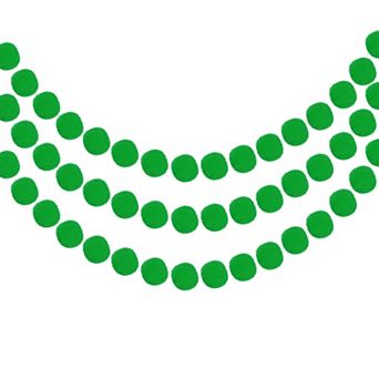 3 pc Felt Ball Garland Pom Pom Garland Handing Balls 8.2 Feet Long 24 Balls