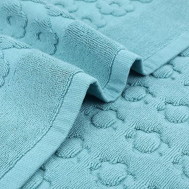 1Pcs Luxury Bath Rug Towel, Cotton Absorbent Hotel Spa Shower Floor Mat for Bathroom