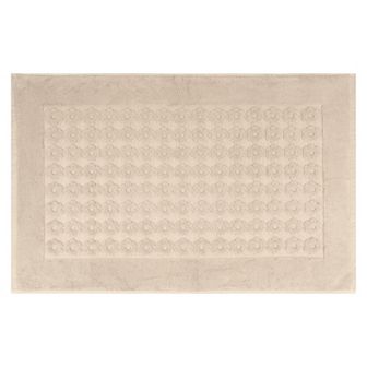 1 pc Luxury Bath Rug Towel, Cotton Absorbent Hotel Spa Shower Floor Mat for Bathroom