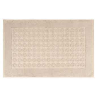 1 pc Luxury Bath Rug Towel, Cotton Absorbent Hotel Spa Shower Floor Mat for Bathroom