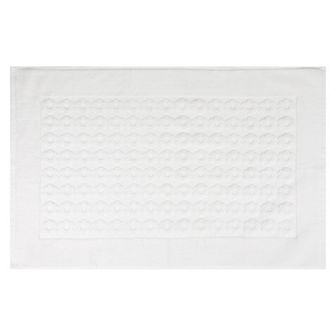 1 pc Luxury Bath Rug Towel, Cotton Absorbent Hotel Spa Shower Floor Mat for Bathroom