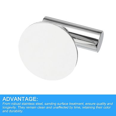 2Pcs Stainless Steel Hat Hooks, Towel Hooks Robe Hooks