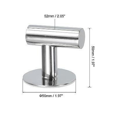 2Pcs Stainless Steel Hat Hooks, Towel Hooks Robe Hooks