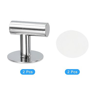 2Pcs Stainless Steel Hat Hooks, Towel Hooks Robe Hooks