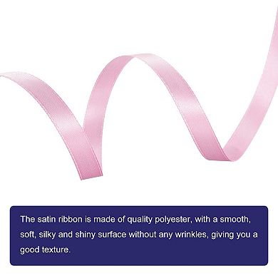 Satin Ribbon, 3/8 Inch x 100 Yards Double Face Polyester Satin Ribbon