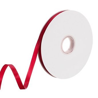 Satin Ribbon, 3/8 Inch x 100 Yards Double Face Polyester Satin Ribbon
