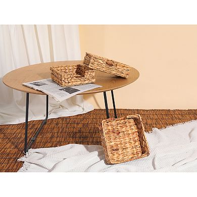 1 Pack Wicker Basket, Basket for Organizing, Storage Basket, Storage Cube for Bedroom, Shelves