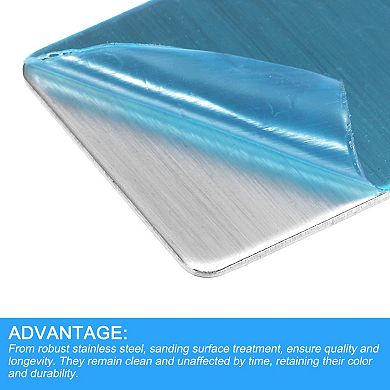 2pcs Self Adhesive Hook Kitchen Wall Door Hanger Stainless Steel Hook Hanger Hanging Holder