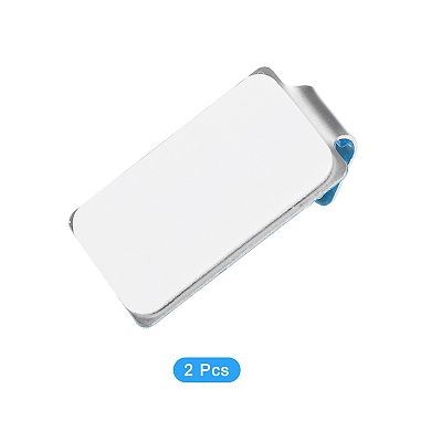 2Pcs 43x25mm Stainless Steel Hat Hooks, Towel Hooks Robe Hooks(Silver)