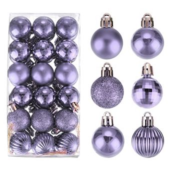 Christmas Tree Decorations Balls 1.2" for Party Decoration Wedding Holiday Christmas Decor 36 pc