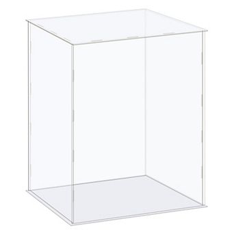 Display Case Box Acrylic Box Transparent Dustproof Protection Showcase 36x31x41cm for Collectibles