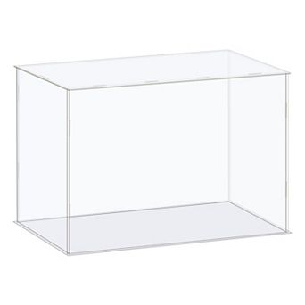 Display Case Box Acrylic Box Dustproof Protection Showcase 41x16x21cm
