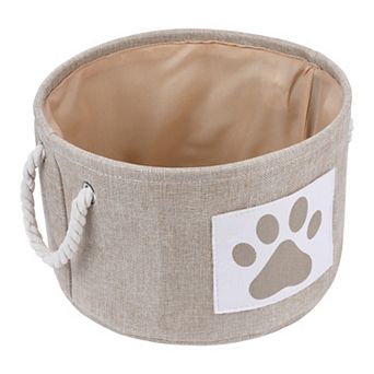 Cotton Storage Cube, Collapsible Storage Bin with Handles for Shelves Closet 1 Pack, 13*8.1in