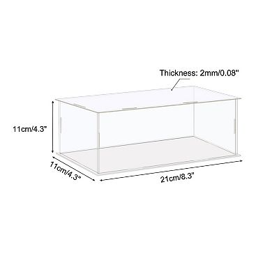 Display Case Box Acrylic Box Dustproof Protection Showcase 21x11x11cm
